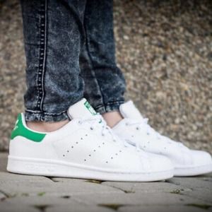 Adidas Stan Smith Ortholite White Leather Sneakers Men's 5.5 / Women's 7.5